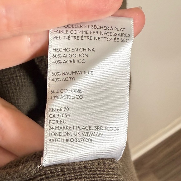 Urban Outfitters Open Front Long Line Brown Cardigan Sweater Small - Picture 4 of 5